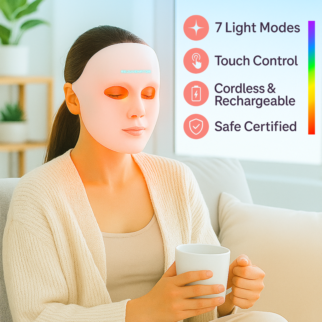 RejuvaPro™ Mask - 7-Color LED Light Therapy Mask