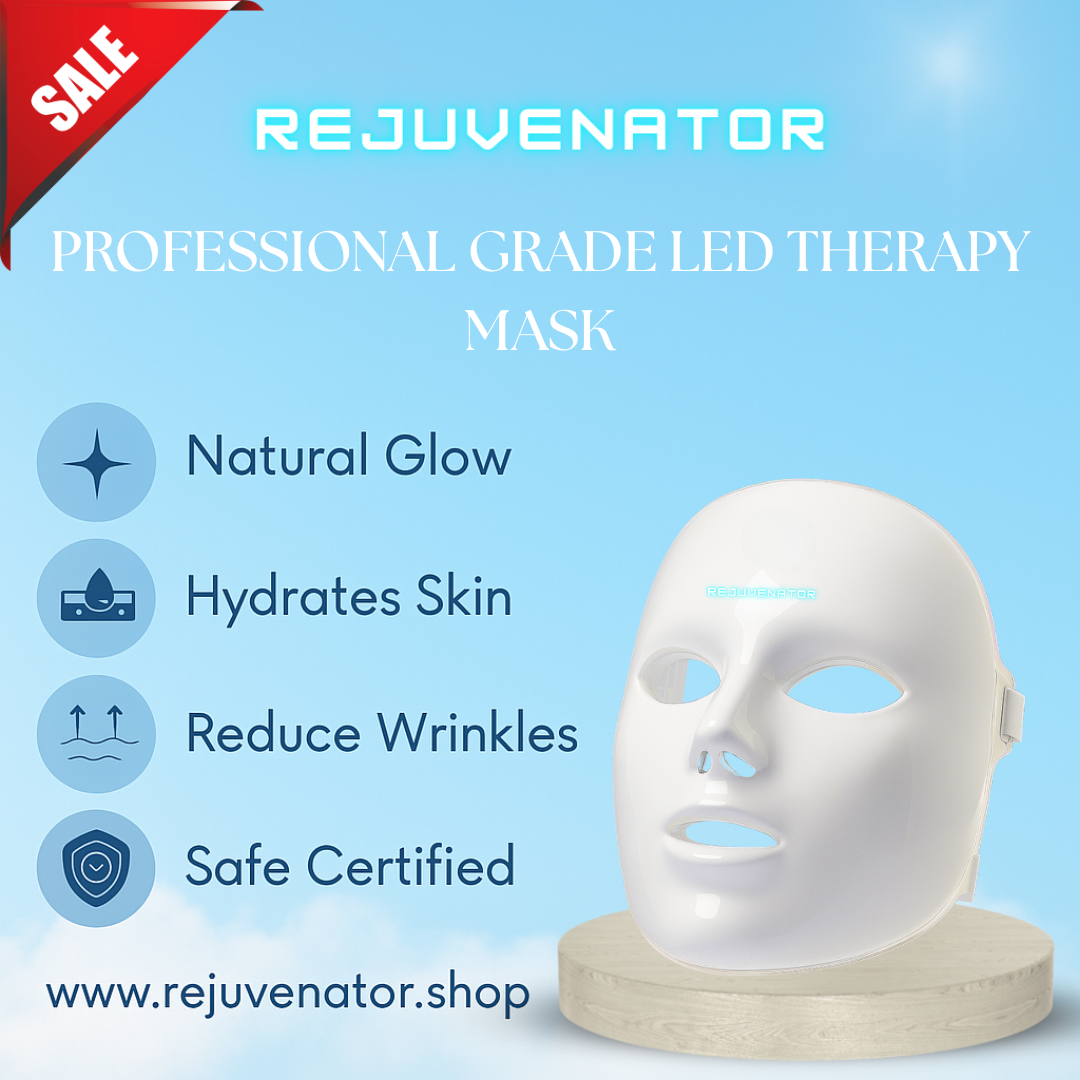 RejuvaPro Mask - 7-Color LED Light Therapy Mask